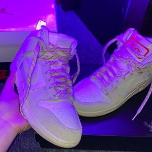 Notre x Nike Dunk High light size 7.5 womens